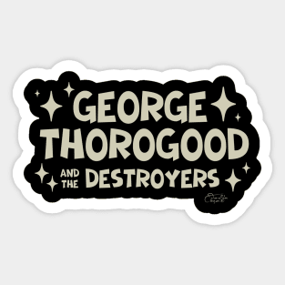 George Thorogood Fan Art Sticker